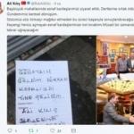 Başkandan g&uuml;l&uuml;mseten not: Geldim, d&uuml;kkan kapalıydı