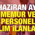 Kamu ve özel sektöre memur-personel alım ilanları! En az ilköğretim mezunu!