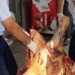 Suruç'ta 170 kilo bozuk et ele geçti