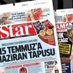 15 Temmuz 2018 gazete manşetleri