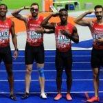 4x100 bayrak yarışında tarihi başarı!