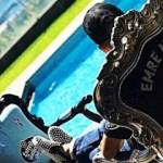 Almanlar Emre Mor'u yerden yere vurdu