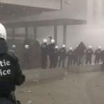 Belçika karıştı! Ortalık savaş alanına döndü