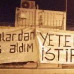 Bursaspor taraftarından pankartlı protesto