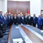 Bahçeli, 16 il başkanıyla bir araya geldi