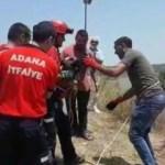 Gölete düşen köpeği itfaiye kurtardı, mahalleli sahiplendi