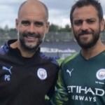 Çukur'un ünlü oyuncusu Manchester City'yle idmana çıktı