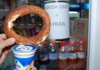 Askıda simit ayran uygulaması başlatıldı