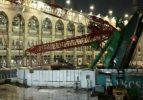 Kabe'de yıkılan vinç hangi şirkete ait?