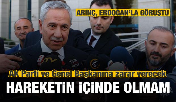 Bülent Arınç, Cumhurbaşkanı Erdoğan'la görüştü