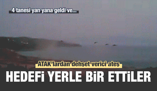ATAK'lar hedefi böyle ateş altına aldı (Efes 2018)