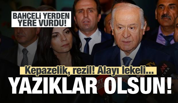 Bahçeli'den sert tepki: Alayı lekelidir