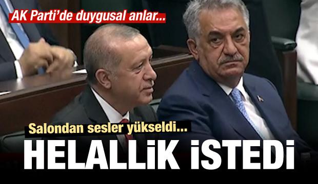 AK Parti'de duygusal anlar! Böyle helallik istedi