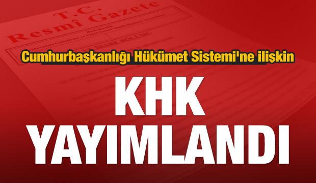 Cumhurbaşkanı seçim yasası için KHK