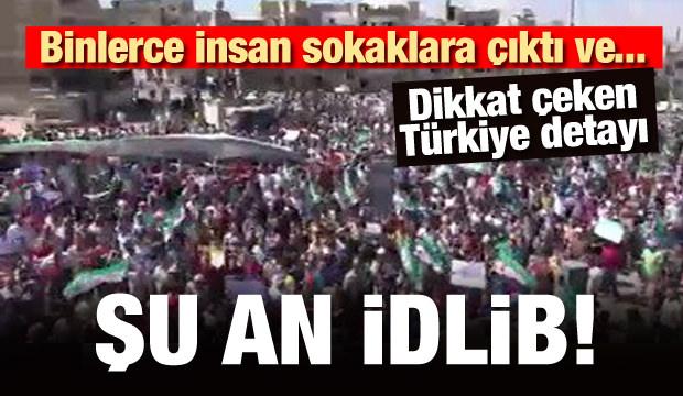 Binlerce insan sokaklarda! Dikkat çeken Türkiye detayı