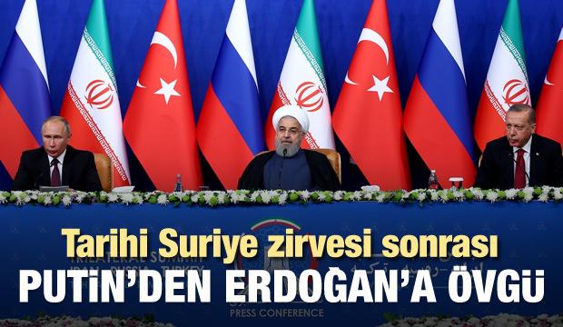 Tarihi zirvede Putin'den Erdoğan'a büyük övgü