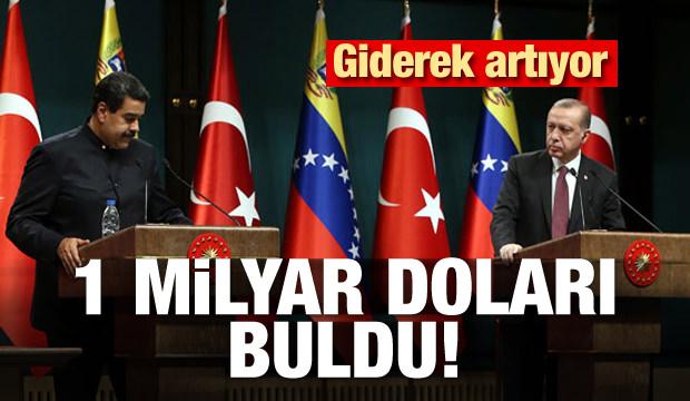 Türkiye ile Venezuela arasında 1 milyar dolarlık ticaret