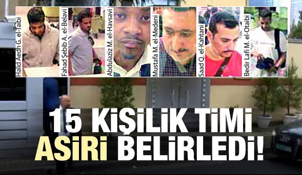 15 kişilik timi Asiri belirledi