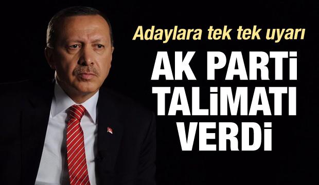 AK Parti talimatı verdi!