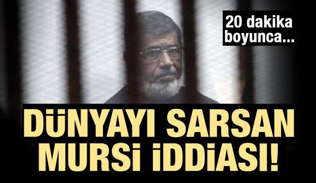 Mursi'nin Ã¶lÃ¼mÃ¼ ile ilgili skandal iddia! 20 dakika sÃ¼rdÃ¼