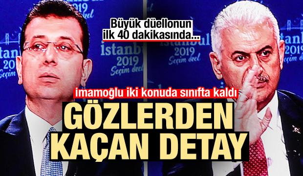 CHP'nin adayÄ± Ä°mamoÄlu iki konuda sÄ±nÄ±fta kaldÄ±! GÃ¶zlerden kaÃ§an detay