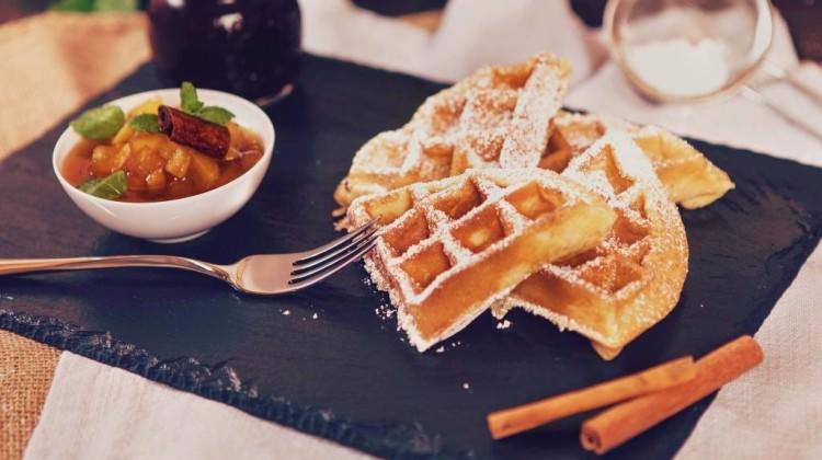 Elmalı ve tarçınlı waffle tarifi 41