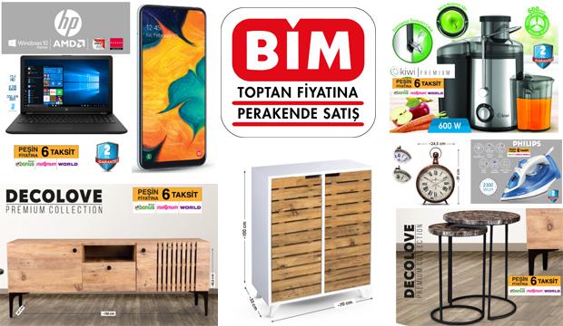 BİM 18 Ekim aktüel kataloğu Mobilya, tekstil ve elektronik ürünlerde