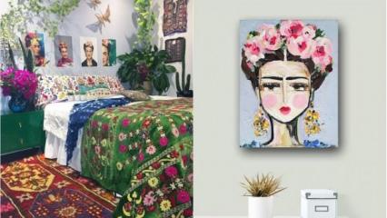 Frida Kahlo stiline uygun dekoratif öneriler 1