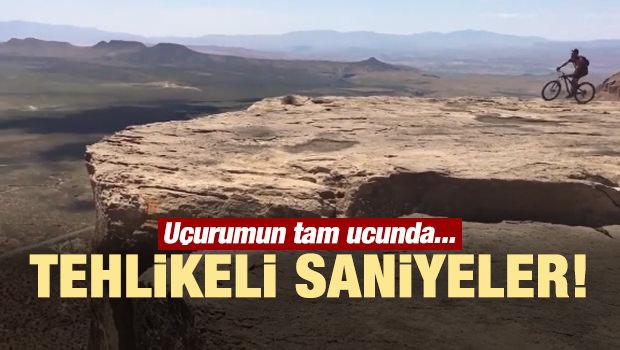 Y&uuml;zlerce metre y&uuml;kseklikte tehlikeli dakikalar!