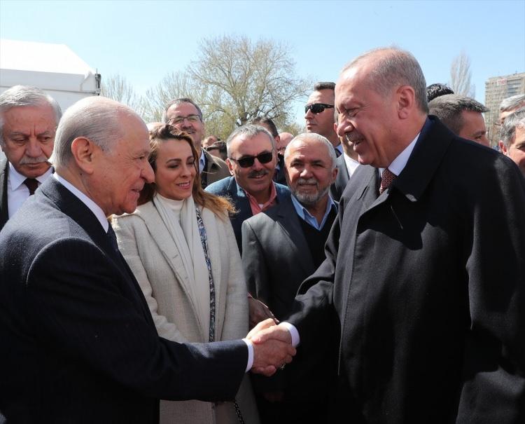 pCumhur İttifakı'nın liderleri Büyük Ankara Mitingi öncesinde bir araya geldi./p 