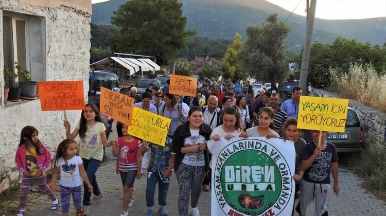 Urla'daki RES projesine tepki