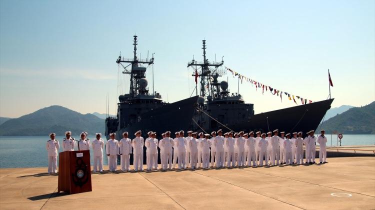 TCG Giresun Fırkateyni, Bahreyn'e uğurlandı