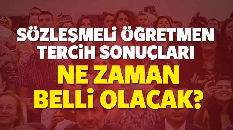 Sözleşmeli öğretmen tercih sonuçları ne zaman belli olacak? 2017