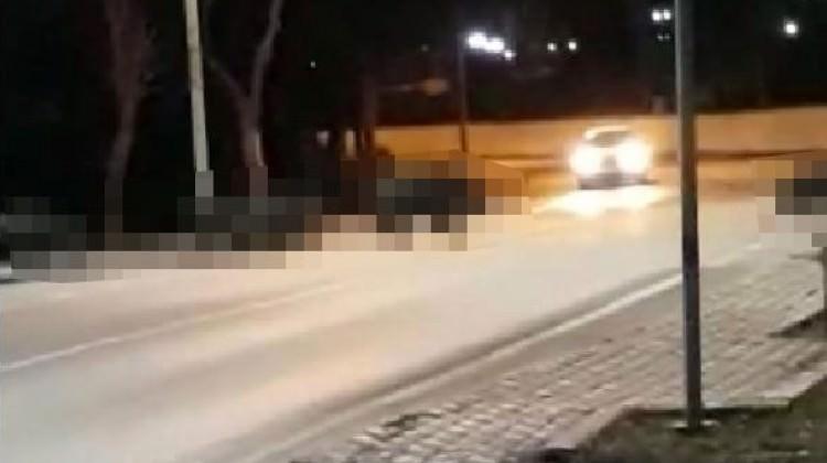 Üniversite kampüsünde şok görüntü!