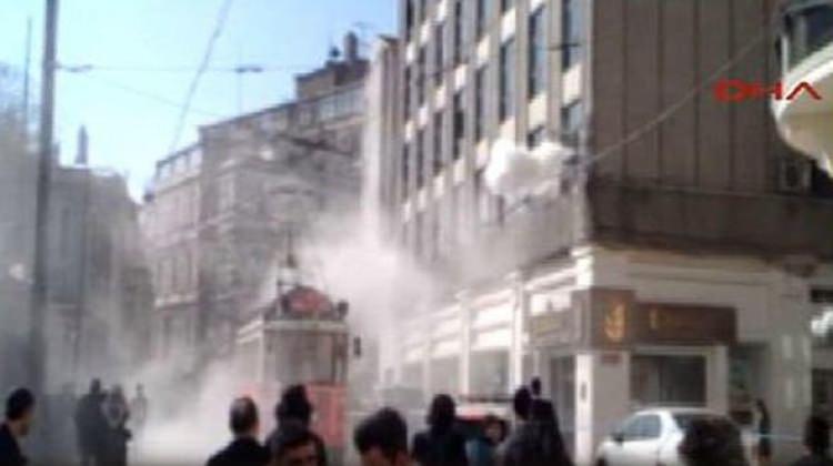 İstiklal Caddesi’nde panik!