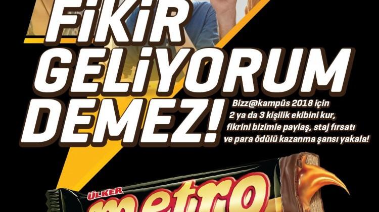 Parlak fikirler “bizz@kampüs”te Ülker Metro için yarışacak