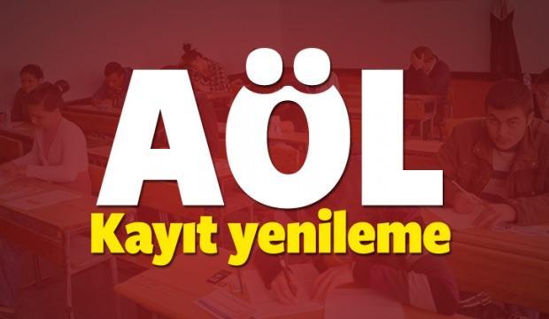2018 AÖL (Açıköğretim Lisesi) 3.dönem kayıt yenileme tarihi!