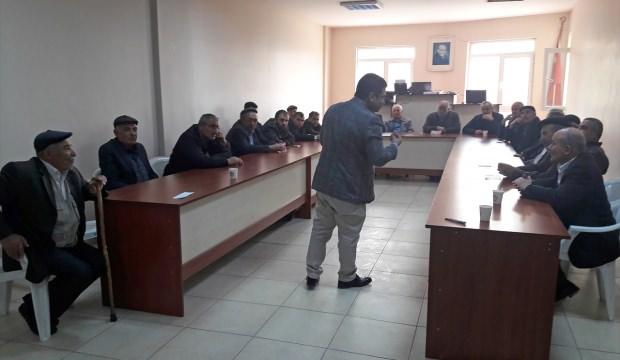 Hafik'te YHT projesi kamulaştırma bilgilendirme toplantısı