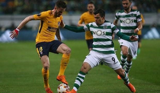 Maçı Sporting, turu Atletico kazandı!