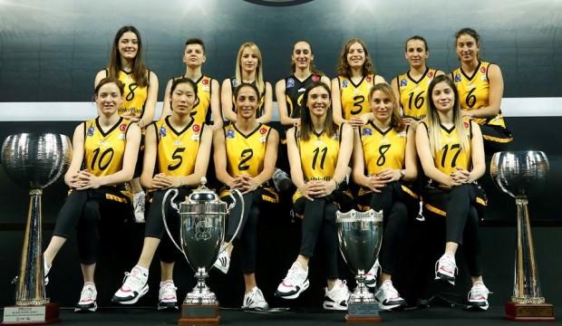 Avrupa şampiyonu Vakıfbank basınla buluştu