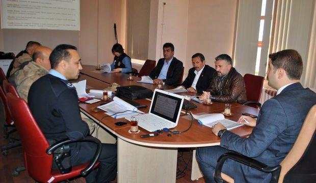 Hafik'te seçim güvenliği toplantısı yapıldı