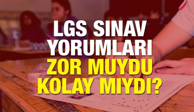 2018 MEB LGS yorumları! Liseye Geçiş Sınavı nasıldı? Tüm detaylar