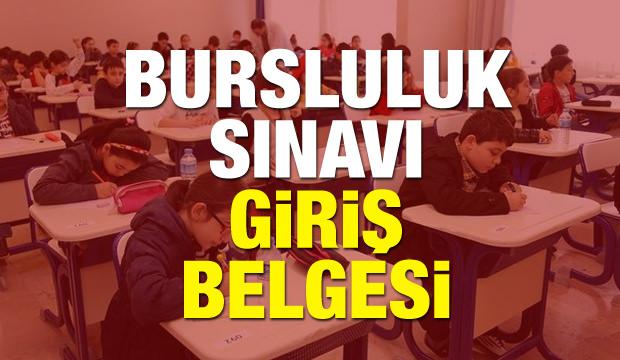 Bursluluk sınavı saat kaçta? (İOKBS) Sınav giriş belgesi çıkartma ekranı...