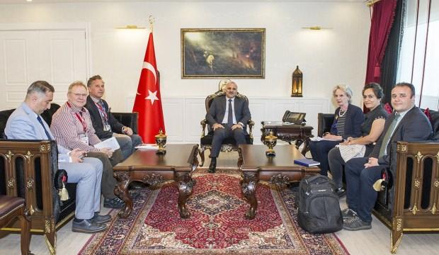 AGİT heyeti Vali Zorluoğlu'nu ziyaret etti