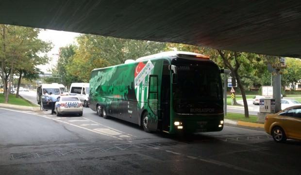 Bursaspor'un otobüsüne haciz geldi