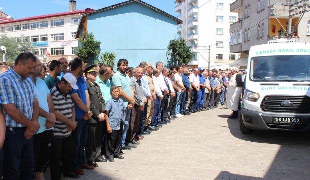 Siirt'te kaza yapan uzman onbaşı toprağa verildi