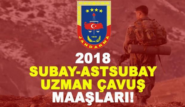 Uzman çavuş, astsubay, subay maaşları kaç TL? (2018)