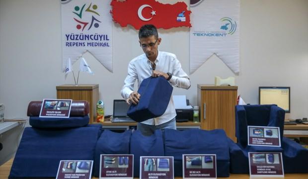 Erkek hemşireden "yatak yarasını önleyici ürün"