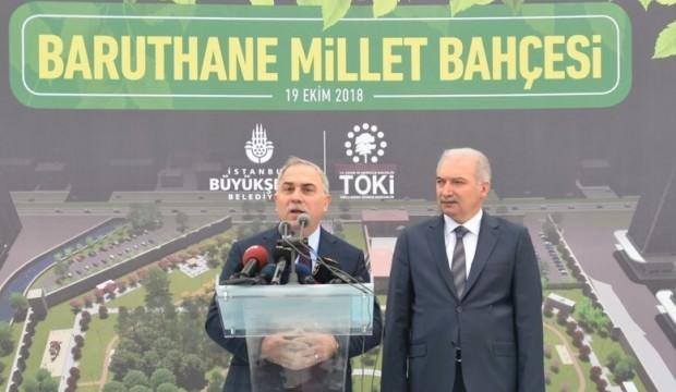 Baruthane Millet Bahçesi için tarih verildi