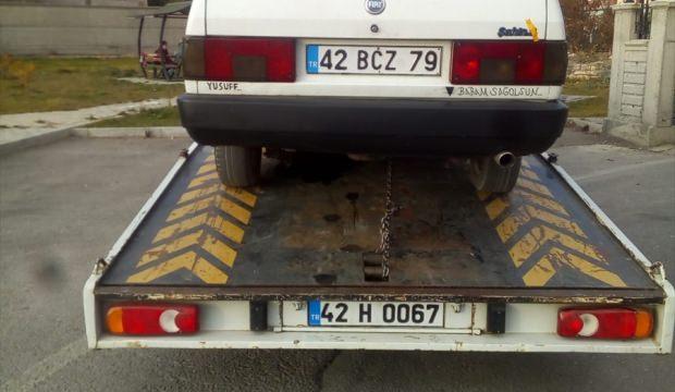 Trafikte kayan sürüşe ceza